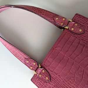 Kate Spade Pink Snakeskin Tote